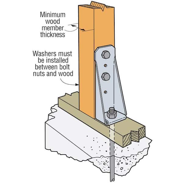HDB 8-5/8 in. 12-Gauge Galvanized Bolted Holdown