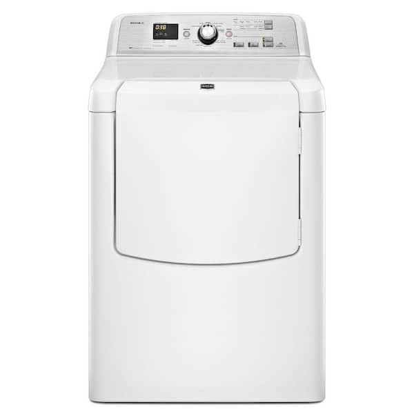 Maytag Bravos XL 7.3 cu. ft. Gas Dryer with Steam in White