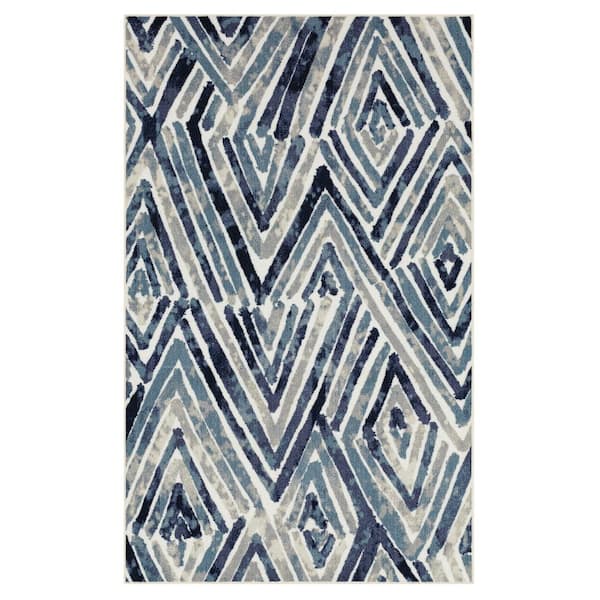 Mohawk Home Creede Blue 7 ft. 6 in. x 10 ft. Area Rug