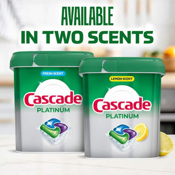 Cascade Platinum ActionPacs with Dawn Fresh Scent Dishwashing