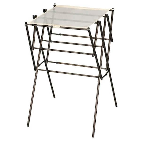 Photo 1 of 34.6 in. H x 20 in. - 34 in. W Bronze Steel Drying Rack