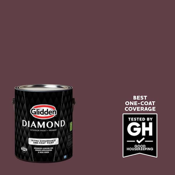 Glidden Diamond 1 gal. PPG1048-7 Gooseberry Satin Interior Paint with Primer
