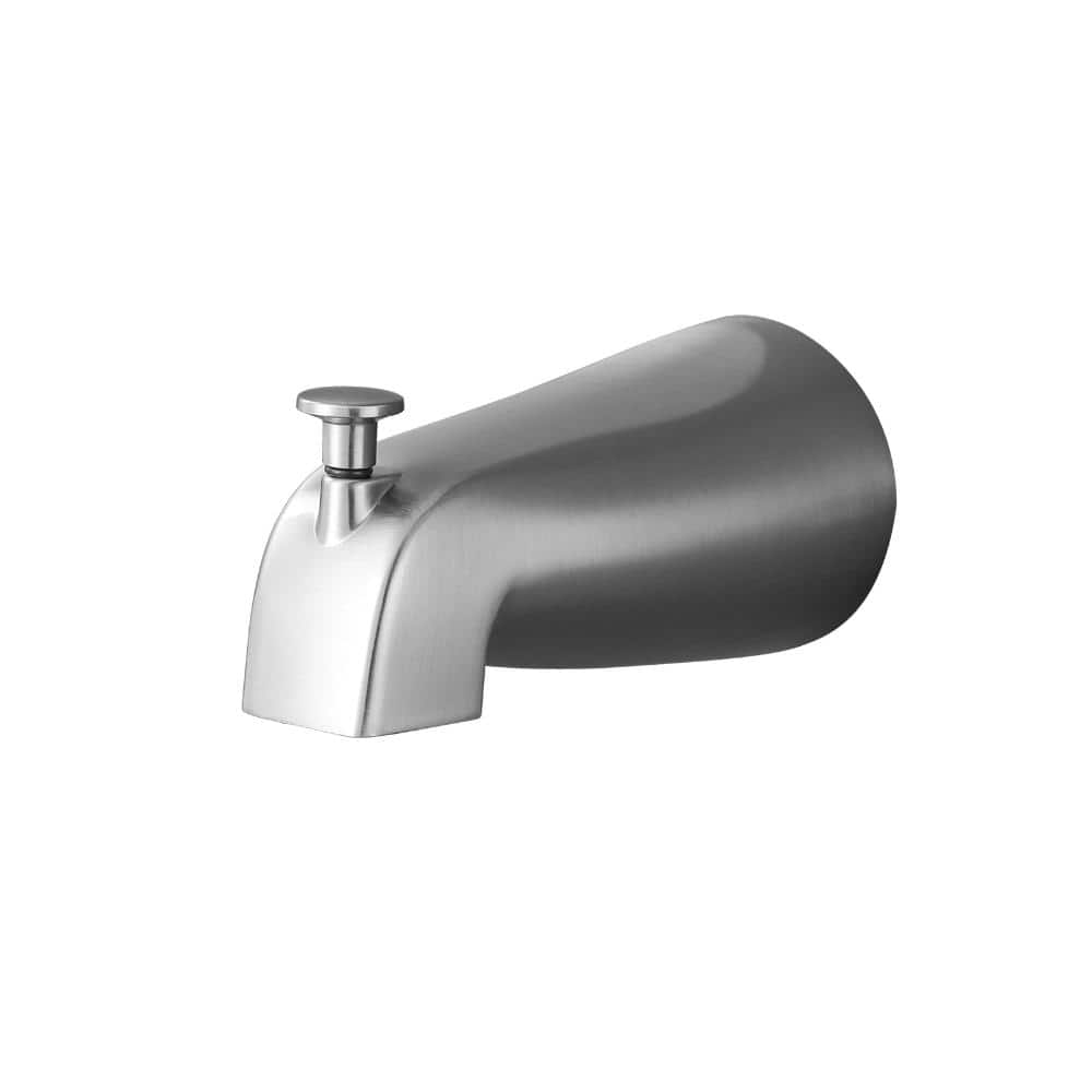 Slip Fit Bathroom Tub Spout with Pull-Up Diverter for 1/2” Copper Pipe in Brushed Nickel price history on PriceWatchPro