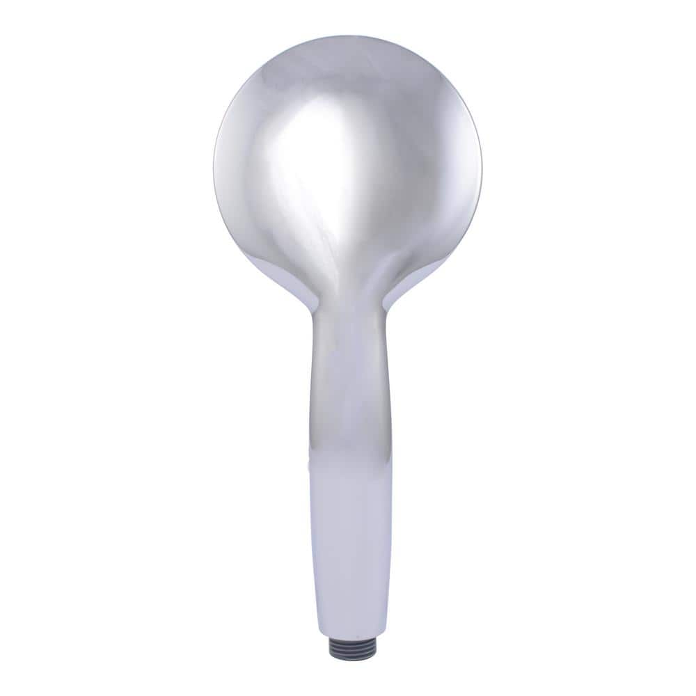 Polished Chrome 5-Spray Handheld Showerhead with Stainless Steel Hose