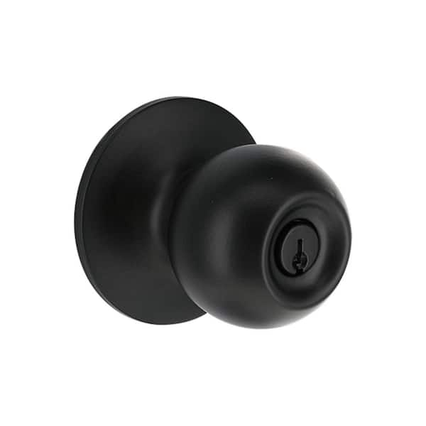 Defiant Saturn Matte Black Keyed Entry Door Knob 32t3x900b The Home Depot 5798