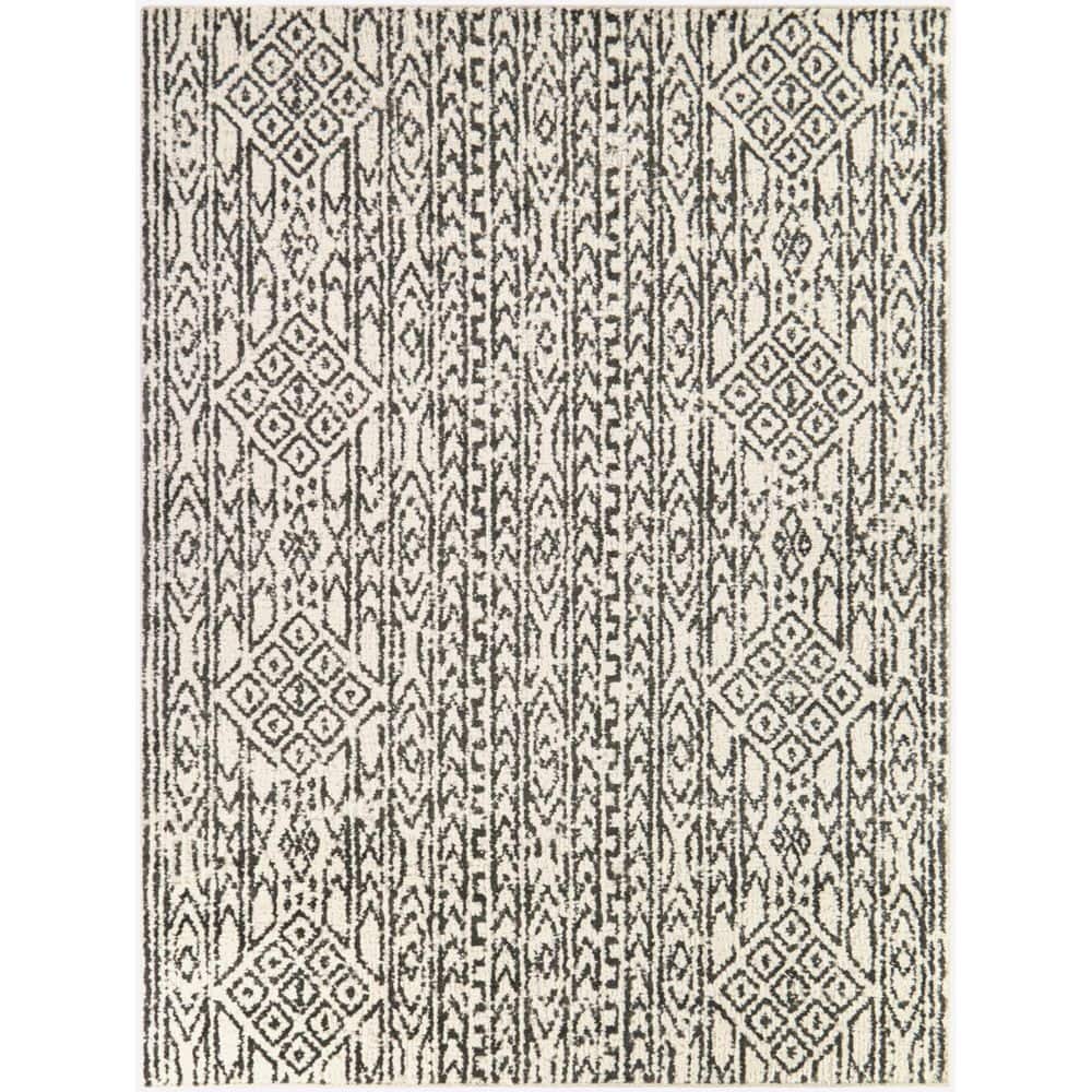 Veiser Beige/Black 5 ft. x 7 ft. Moroccan Diamond Area Rug price history on PriceWatchPro