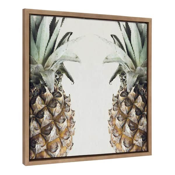 Sylvie Pineapples Framed Canvas by Emiko and Mark Franzen of F2Images Set of 1 Food Art Print 22.00 in. x 22.00 in.