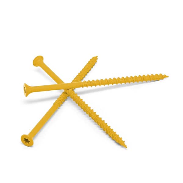 #10 x 3-1/2 in. Tan Torx Flat-Head Wood Deck Screw (5 lbs. / 280-Piece)