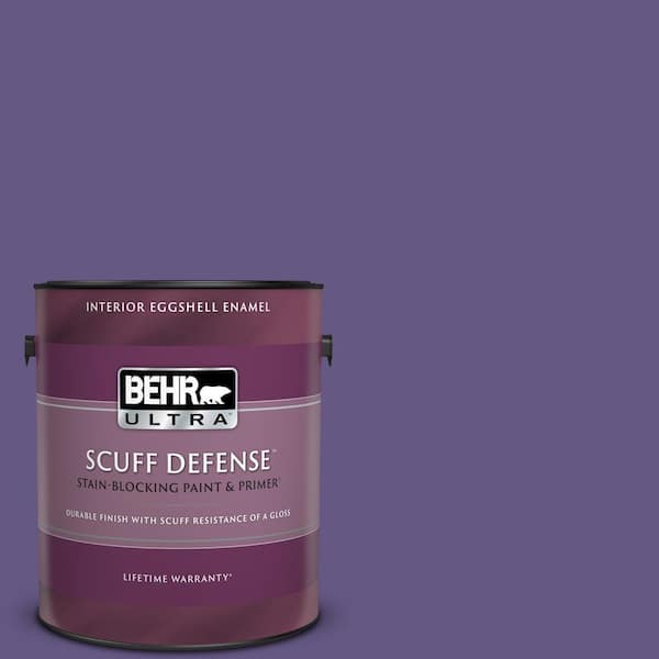 BEHR ULTRA 1 gal. #640B-7 Berry Jam Extra Durable Eggshell Enamel Interior Paint & Primer