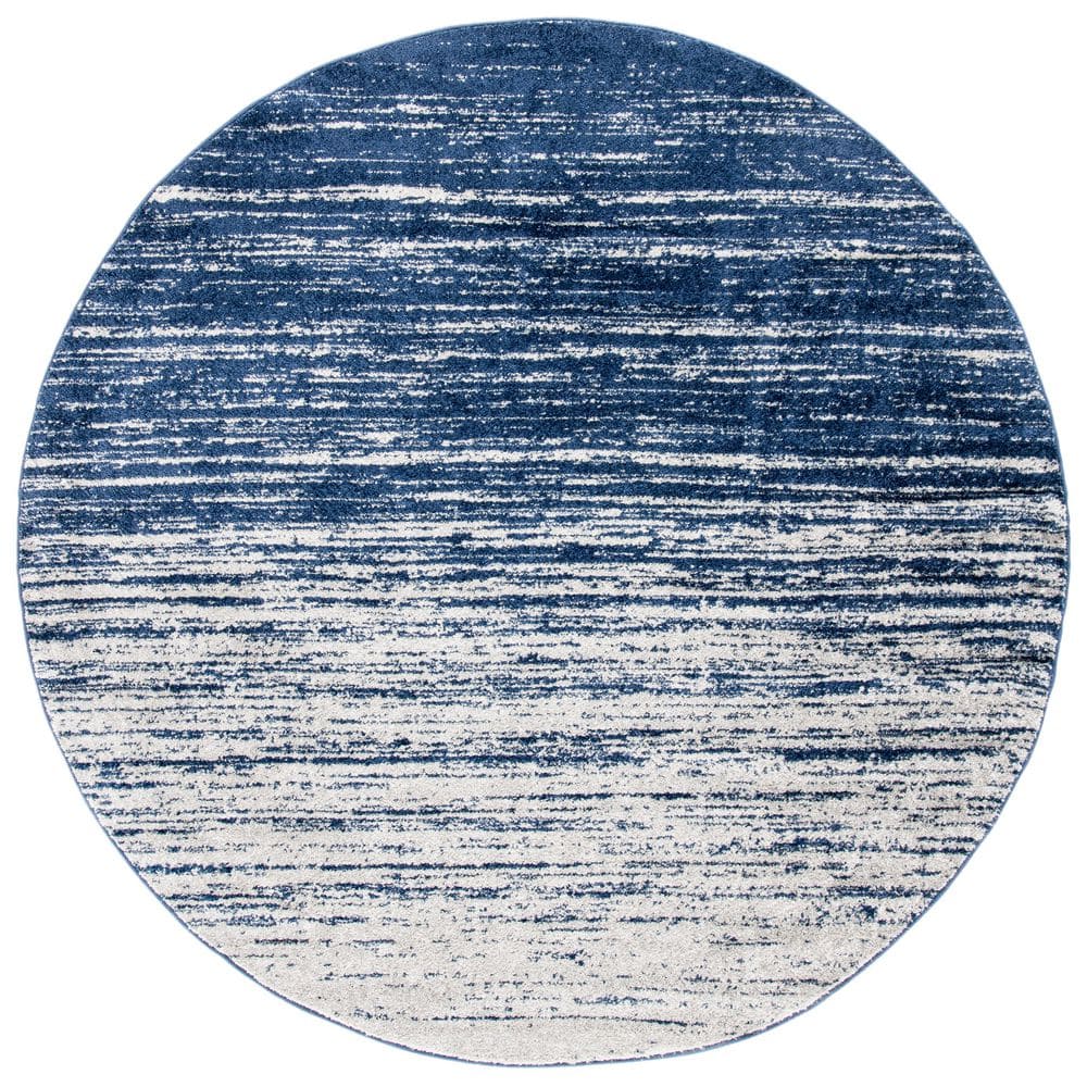 Reviews for SAFAVIEH Adirondack 6 ft. x 6 ft. Navy/Ivory Abstract Round ...