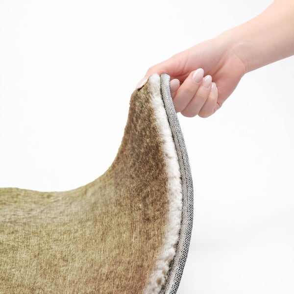Dream Shag Premium Machine Washable Abstract ADS583 Blush 10 ft. x 14 ft. Area Rug