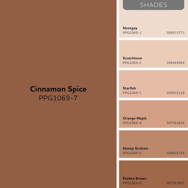 Glidden Premium 1 gal. PPG1069-7 Cinnamon Spice Satin Exterior