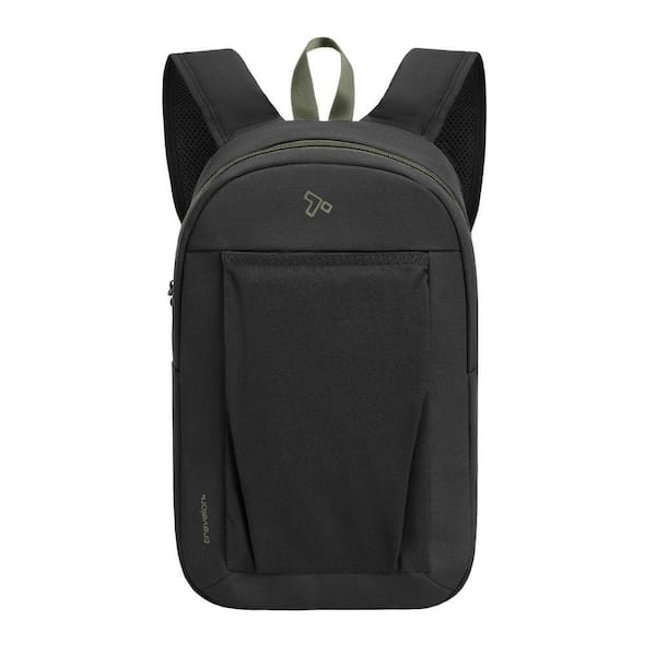 Anti-Theft The Voyages 14 in. Black Small Backpack with XL Water Bottle Pocke