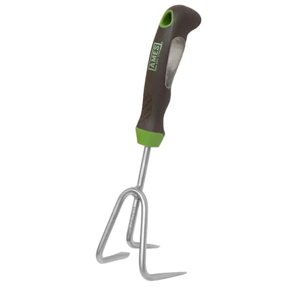 Ames 5.3 in. Ergo Gel Grip Handle Hand Cultivator