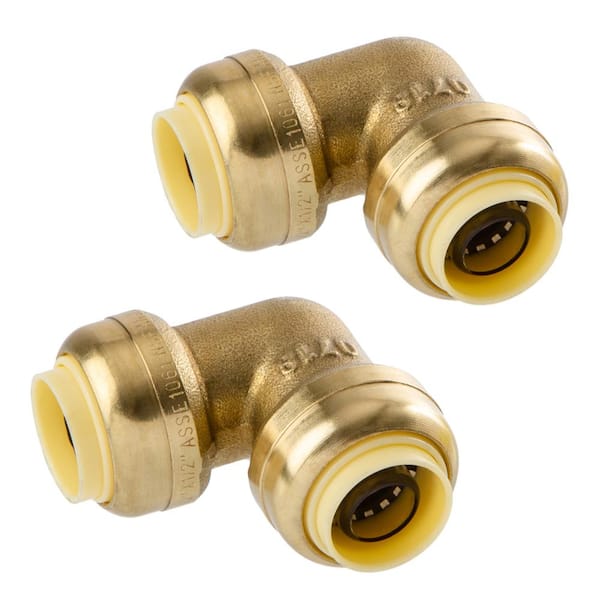 LittleWell 3/4 in. Push-Fit x 1/2 in. NPT Female Pipe Thread Brass