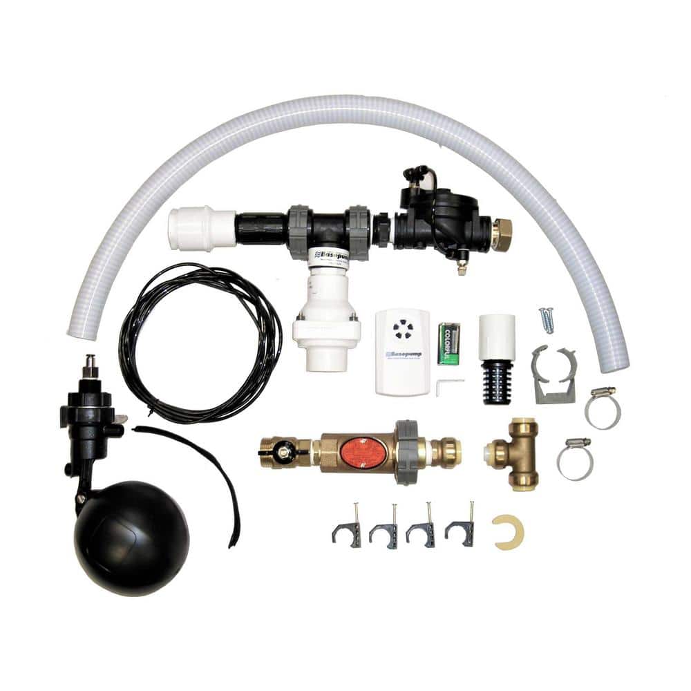 950 GPH Premium High Volume Water Powered Backup Sump Pump with Water Alarm