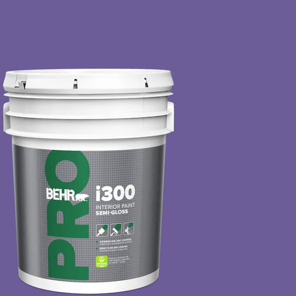 BEHR PRO 5 gal. #P560-6 Just a Fairytale Semi-Gloss Interior Paint