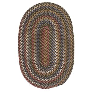 Wayland Brown 11 ft. x 14 ft. Oval Area Rug