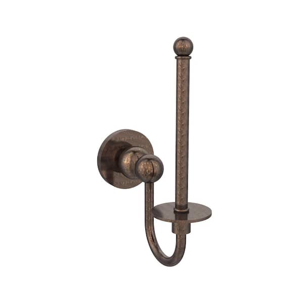 Unbranded Bolero Collection Upright Single Post Toilet Paper Holder in Venetian Bronze