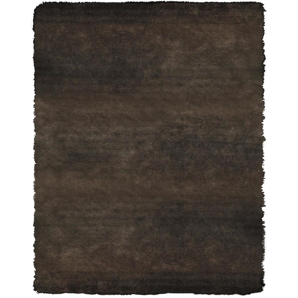 Weave & Wander Freya Brown 5 ft. x 8 ft. Shag Area Rug