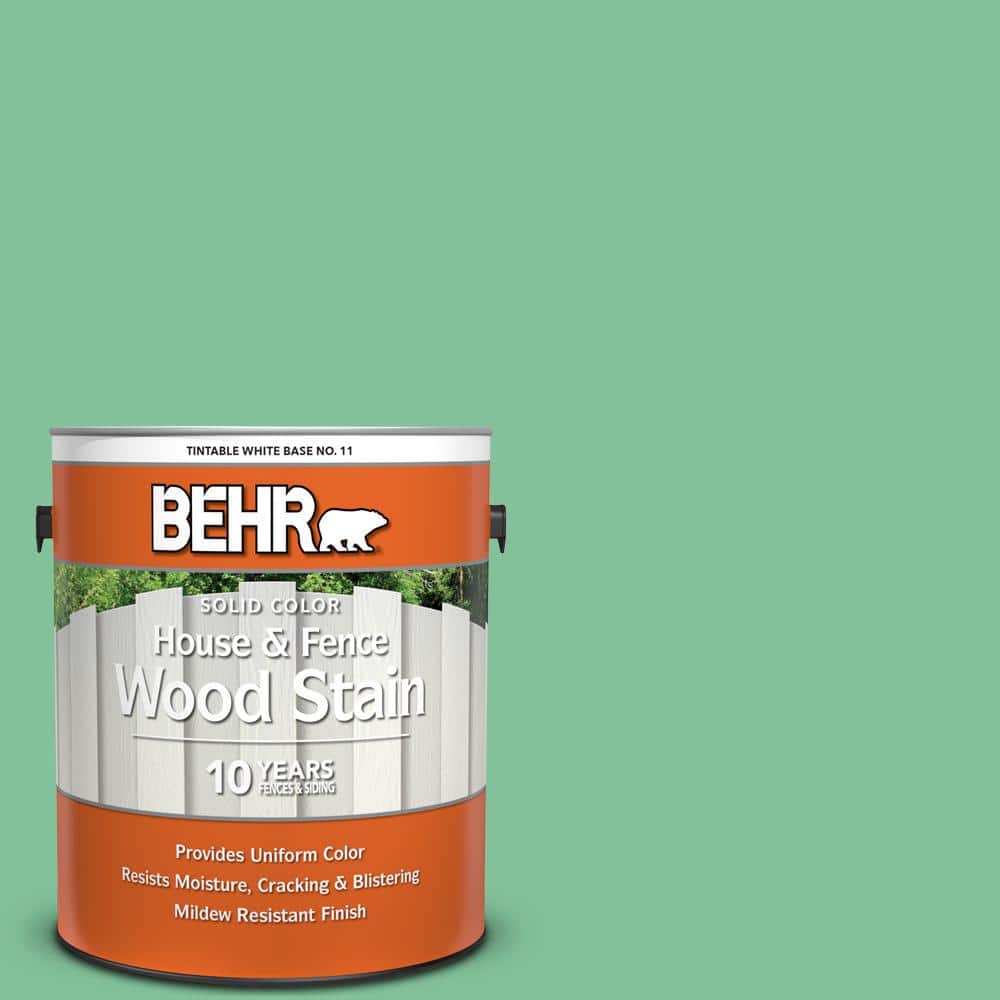 1 gal. #P410-4 Willow Hedge Solid Color House and Fence Exterior Wood Stain