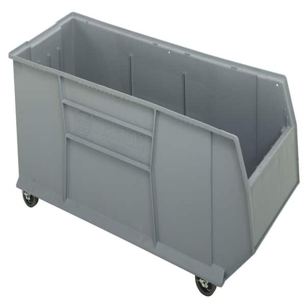 Rubbermaid Brute 14 gal Gray Storage Tote 10.7 in. H X 16.5 in