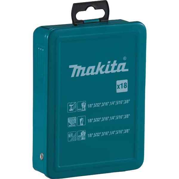 2 Makita Drill Bits Screwdrivers Box New Plastic 824781-0 12x10 cm 