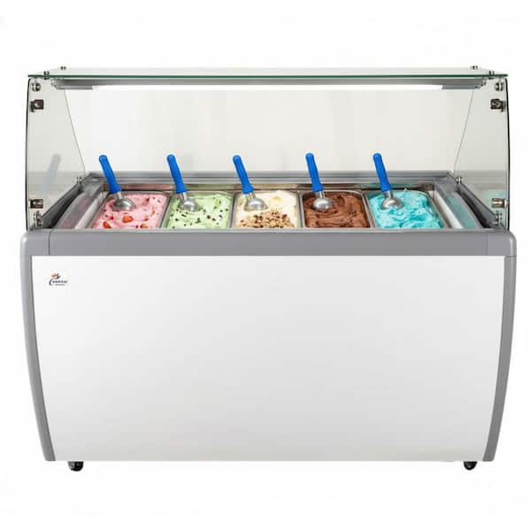 Cooler Depot NSF 71 in. 20 cu. ft. 12 Tub Manual Defrost Ice Cream
