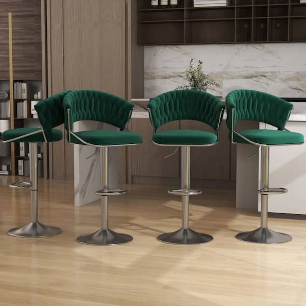 Swivel Bar Home Depot Bar Stools Restaurant Depot VECELO Velvet