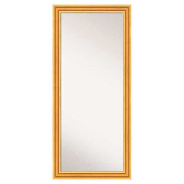 Sierra Gold 29.5 in. W x 65.5 in. H Non-Beveled Modern Rectangle Wood Framed Full Length Floor Leaner Mirror