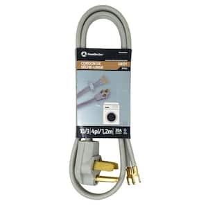 4 ft. 10/3 Flat Dryer Cord in Gray