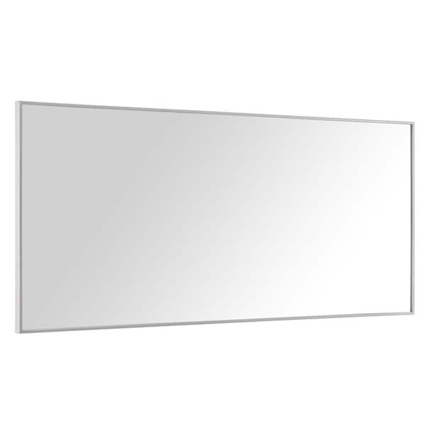 Sonoma 59-1/2 in. W x 28 in. H Framed Rectangular Bathroom Vanity Mirror in Silver
