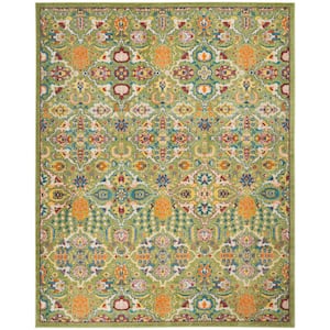 Nourison Allur Sage Ivory 7 ft. x 10 ft. All-over design Transitional ...