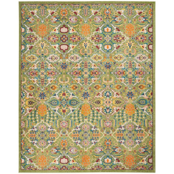 Allur Sage Ivory 8 ft. x 10 ft. Bohemian Transitional Area Rug