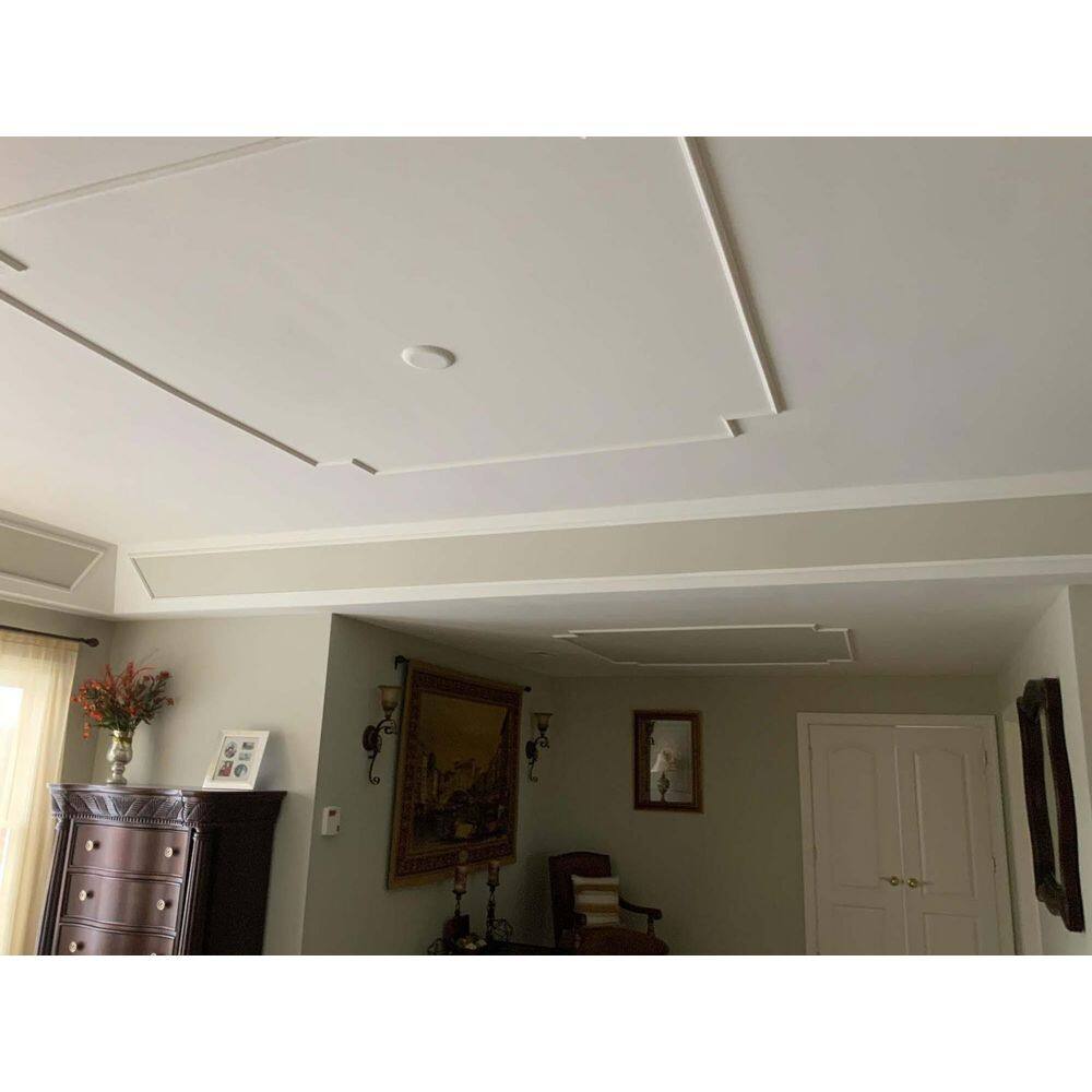 Primed White Polyurethane Crown Moulding 3.5" x 4.75"