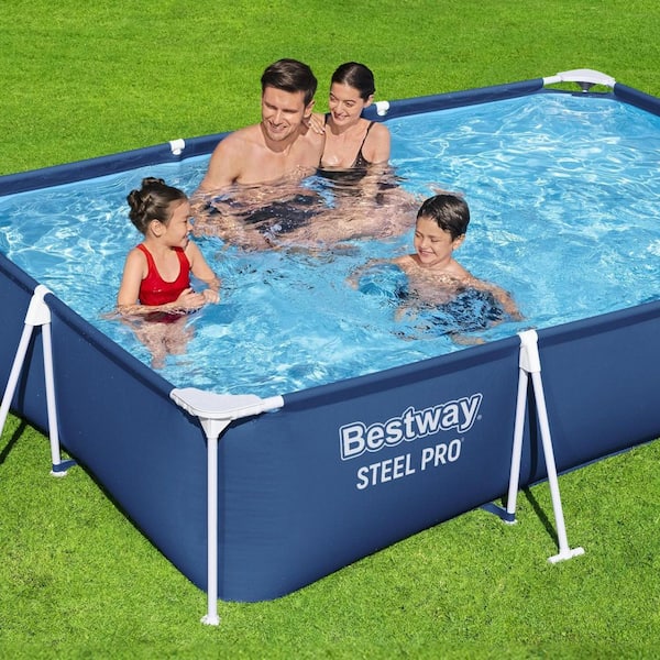 ホンマタカシ　NINE SWIMMING POOLS Bestway Steel Pro 9 ft. 10 in. x 6 ft. 7 in. Rectangular 26 in