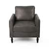 Noble House Blithewood Slate Removable Cushions Club Chair 66023