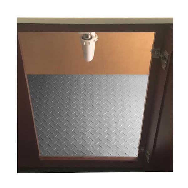 Resilia Premium Under The Sink Mat-Large Universal Size, Cut to Fit, Shelf and Drawer Liners, 24 in. x 48 in. Slate Gray