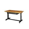 Husky 52 in.W x 30 in. D Steel 1-Drawer Power Adjustable Height Solid Wood  Top Workbench Table in Black HOET5201B11XUS - The Home Depot