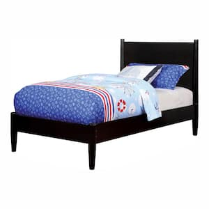 Mackie Black Wood Frame Full Platform Bed