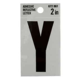 2 in. Vinyl Reflective Letter Y