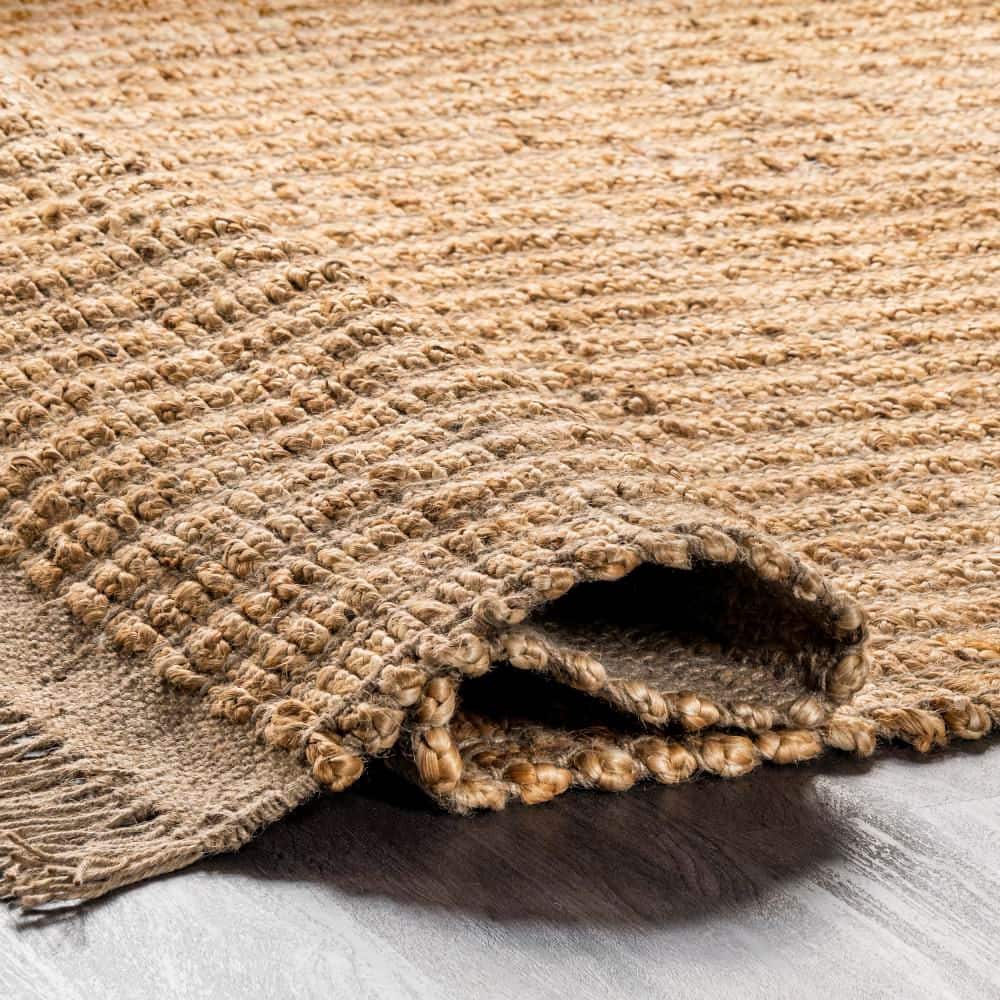 Hallie Natural Jute Braided Handmade 3' x 5' Area Rug