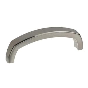 Prevost Collection 3 3/4 in. (96 mm) Brushed Nickel Transitional Cabinet Arch Pull