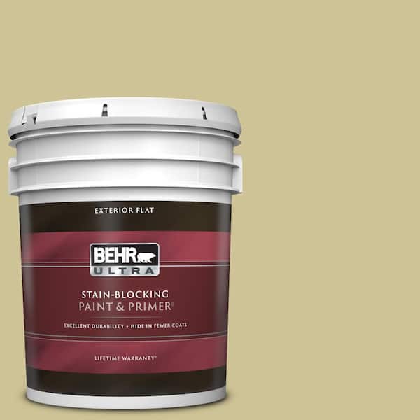 BEHR ULTRA 5 gal. #390F-4 Outback Flat Exterior Paint & Primer