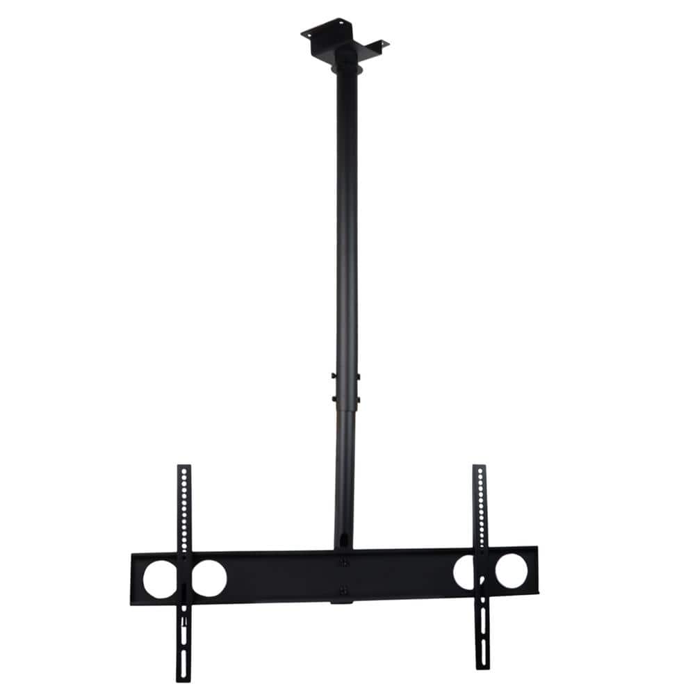 Black Adjustable Steel Ceiling Mount for 37"-70" Flat-Screen TV