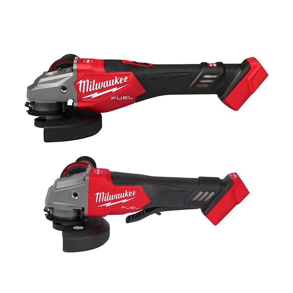 M18 FUEL 18V Lithium-Ion Brushless Cordless 4-1/2 in./6 in. Braking Grinder with Slide Switch w/ 4-1/2 in./5 in. Grinder price history on PriceWatchPro