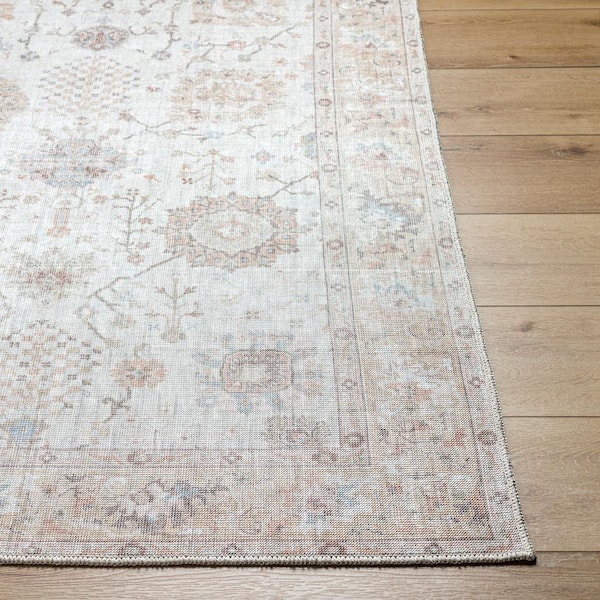 Fog Neutral 6 ft. 7 in. x 9 ft. Indoor Area Rug