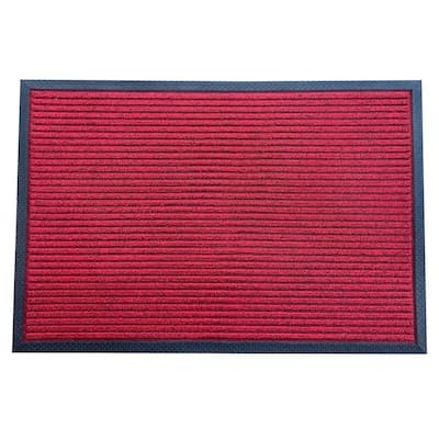 Envelor Indoor Outdoor Doormat Brown 36 in. x 60 in. Stripes Floor Mat  PP-71505-BR-L - The Home Depot