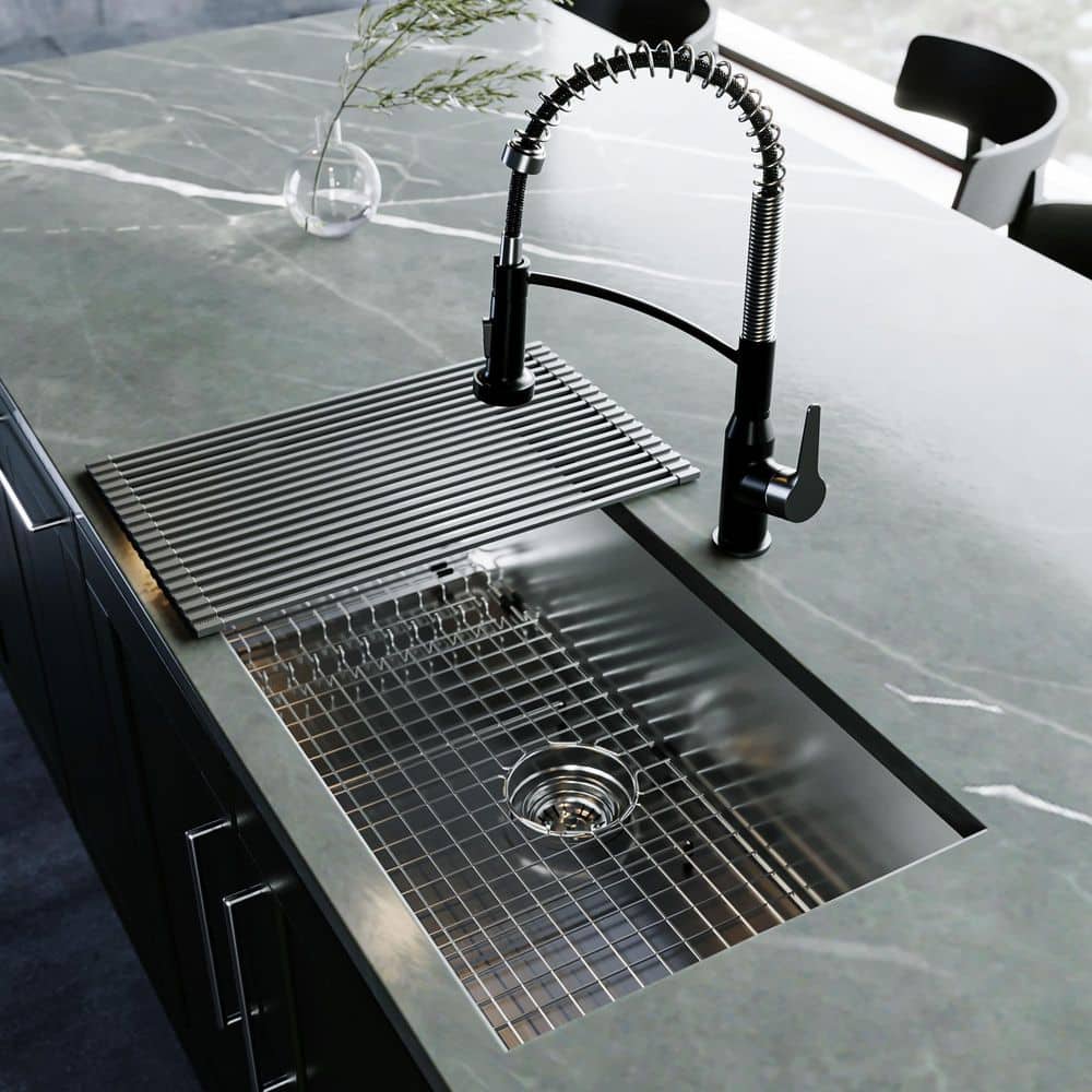 33-in. Undermount Single Bowl 18 Gauge Stainless Steel Kitchen Sink price history on PriceWatchPro