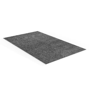 Waterproof Garage Floor Mat 4 .9 ft. x 6 ft. Gray Commercial Carpet Heavy Duty Containment Mat Garage Flooring